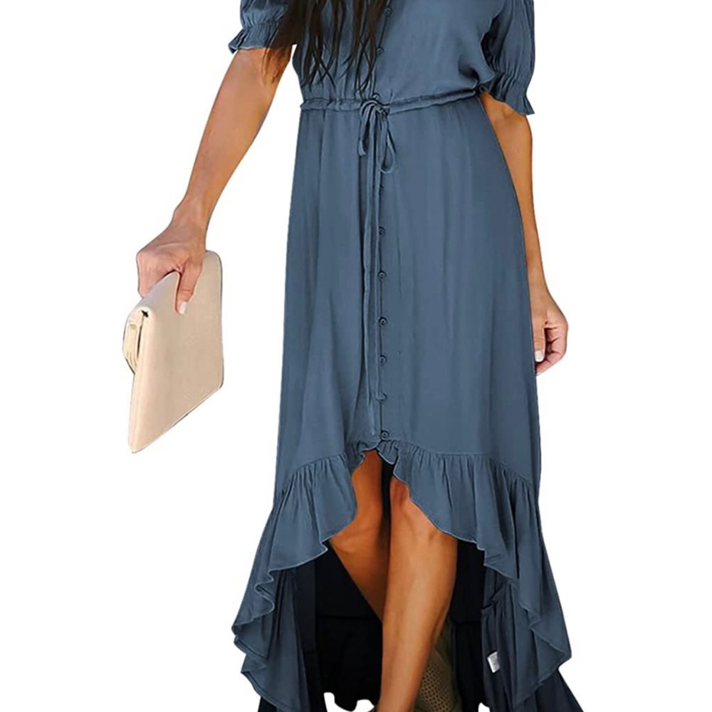 Off shoulder, high/low dress - Picture 3 of 3